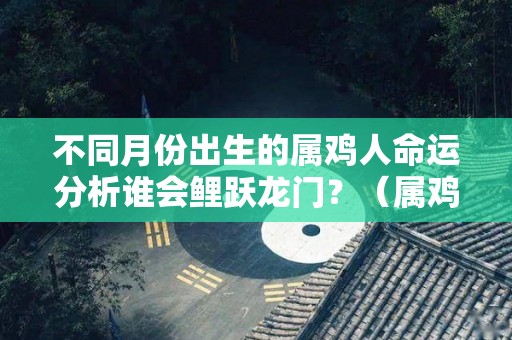 不同月份出生的属鸡人命运分析谁会鲤跃龙门？（属鸡的月份出生运程）