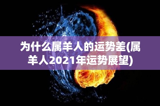 为什么属羊人的运势差(属羊人2021年运势展望)