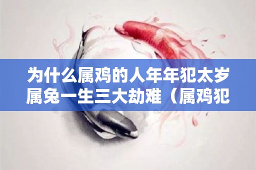 为什么属鸡的人年年犯太岁属兔一生三大劫难（属鸡犯太岁的年份属相）