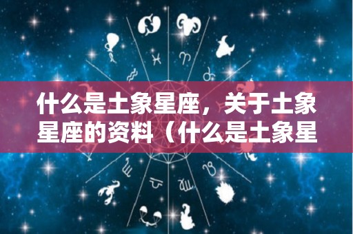 什么是土象星座，关于土象星座的资料（什么是土象星座,关于土象星座的资料图片）