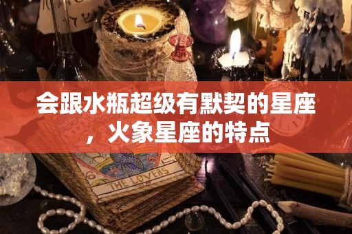 会跟水瓶超级有默契的星座，火象星座的特点