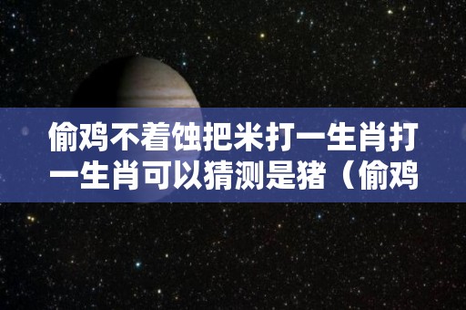 偷鸡不着蚀把米打一生肖打一生肖可以猜测是猪（偷鸡不着蚀把米是成语吗）