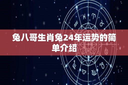 兔八哥生肖兔24年运势的简单介绍