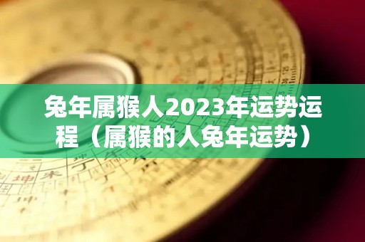 兔年属猴人2023年运势运程（属猴的人兔年运势）