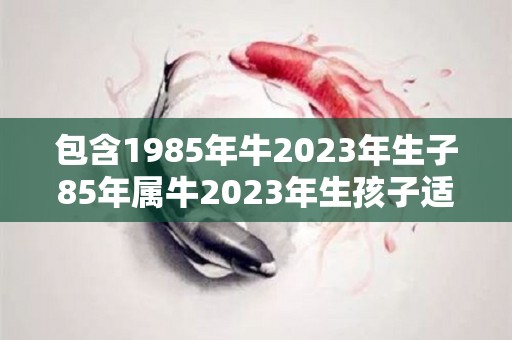 包含1985年牛2023年生子85年属牛2023年生孩子适宜吗的词条