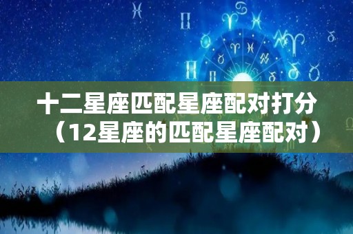 十二星座匹配星座配对打分（12星座的匹配星座配对）