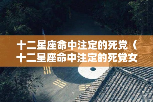 十二星座命中注定的死党（十二星座命中注定的死党女）