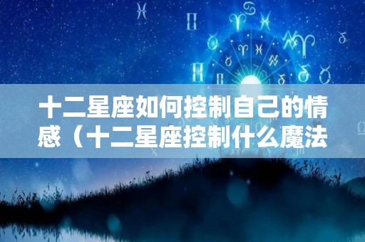 十二星座如何控制自己的情感（十二星座控制什么魔法）