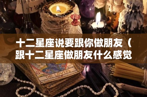 十二星座说要跟你做朋友（跟十二星座做朋友什么感觉）