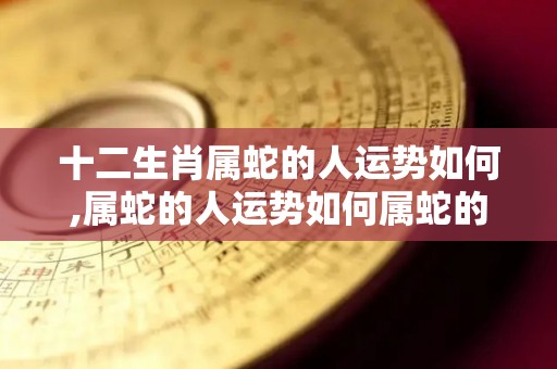 十二生肖属蛇的人运势如何,属蛇的人运势如何属蛇的人与属虎的人的关系如何