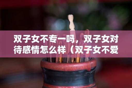 双子女不专一吗，双子女对待感情怎么样（双子女不爱你的明显特征）