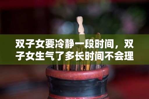 双子女要冷静一段时间，双子女生气了多长时间不会理你？（双子女友生气多久不理人）