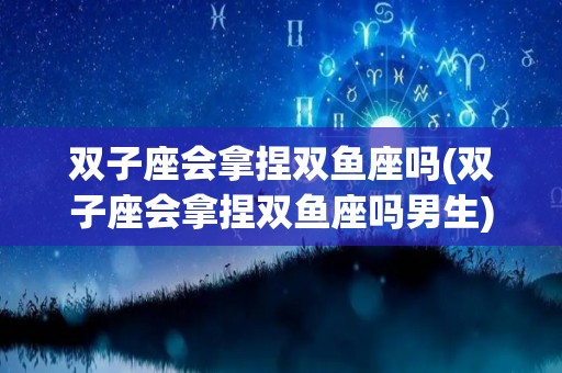 双子座会拿捏双鱼座吗(双子座会拿捏双鱼座吗男生)