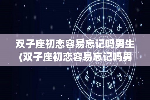 双子座初恋容易忘记吗男生(双子座初恋容易忘记吗男生会喜欢吗)