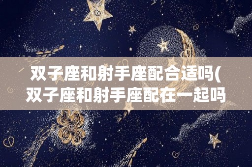 双子座和射手座配合适吗(双子座和射手座配在一起吗)
