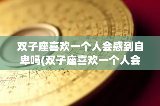 双子座喜欢一个人会感到自卑吗(双子座喜欢一个人会感到自卑吗知乎)