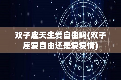 双子座天生爱自由吗(双子座爱自由还是爱爱情)