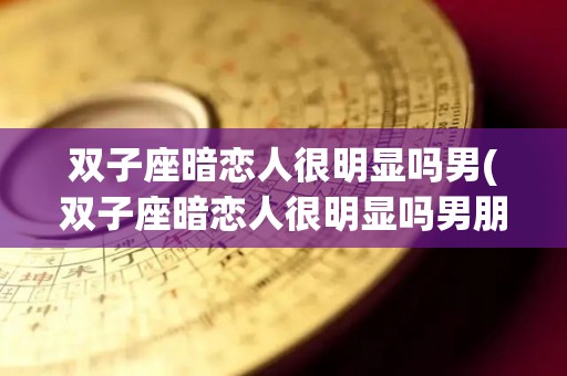 双子座暗恋人很明显吗男(双子座暗恋人很明显吗男朋友)