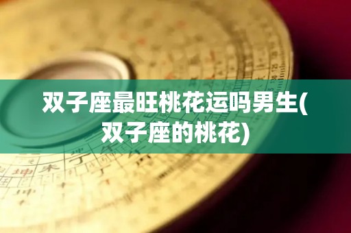 双子座最旺桃花运吗男生(双子座的桃花)