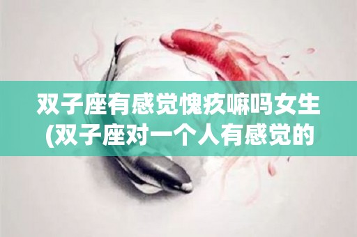 双子座有感觉愧疚嘛吗女生(双子座对一个人有感觉的表现)