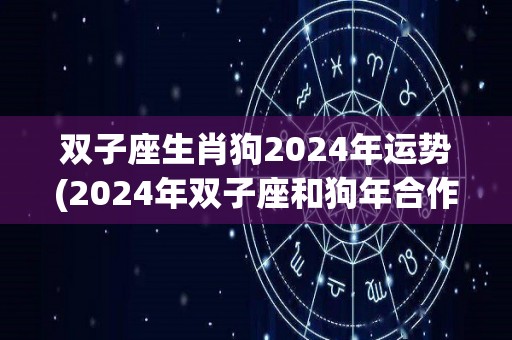 双子座生肖狗2024年运势(2024年双子座和狗年合作顺利，运势飙升)