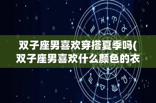 双子座男喜欢穿搭夏季吗(双子座男喜欢什么颜色的衣服)
