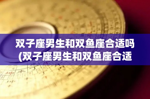 双子座男生和双鱼座合适吗(双子座男生和双鱼座合适吗女生)