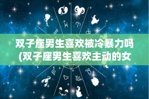 双子座男生喜欢被冷暴力吗(双子座男生喜欢主动的女生还是被动的女生)