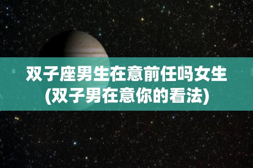 双子座男生在意前任吗女生(双子男在意你的看法)