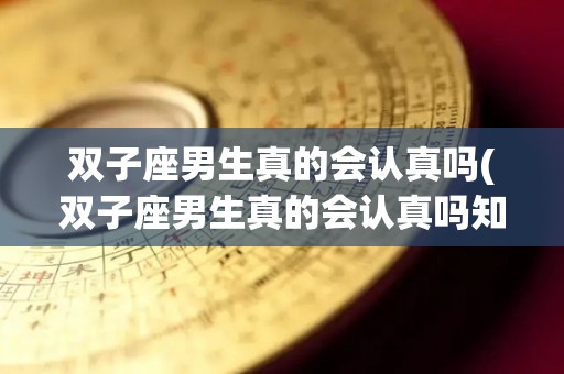 双子座男生真的会认真吗(双子座男生真的会认真吗知乎)