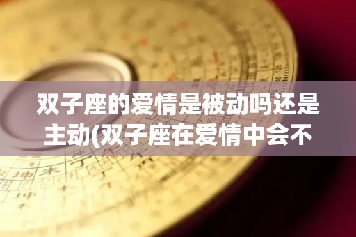 双子座的爱情是被动吗还是主动(双子座在爱情中会不会受到伤害)