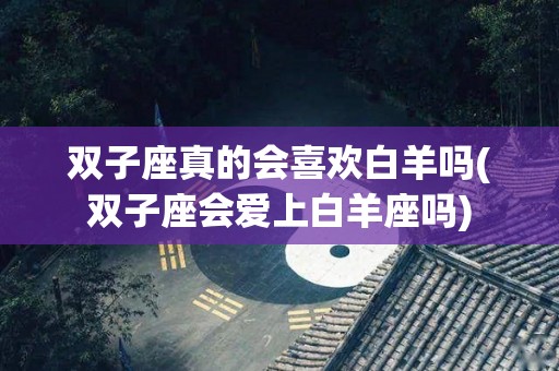双子座真的会喜欢白羊吗(双子座会爱上白羊座吗)