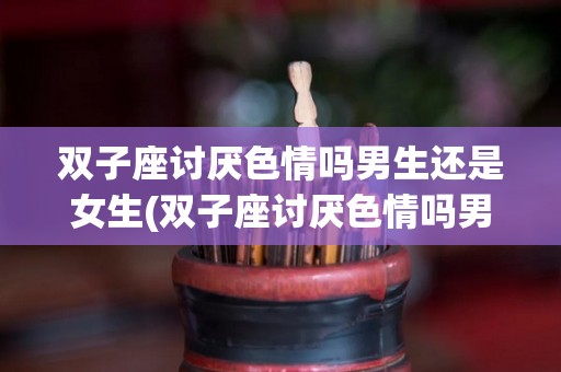 双子座讨厌色情吗男生还是女生(双子座讨厌色情吗男生还是女生呢)