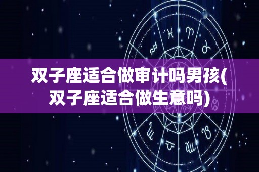 双子座适合做审计吗男孩(双子座适合做生意吗)