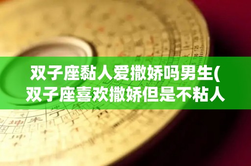 双子座黏人爱撒娇吗男生(双子座喜欢撒娇但是不粘人)