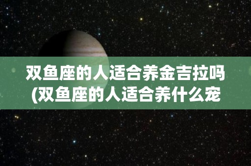 双鱼座的人适合养金吉拉吗(双鱼座的人适合养什么宠物?)