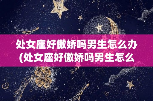 处女座好傲娇吗男生怎么办(处女座好傲娇吗男生怎么办呢)