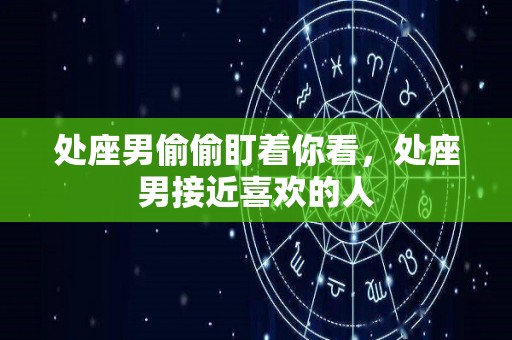 处座男偷偷盯着你看，处座男接近喜欢的人