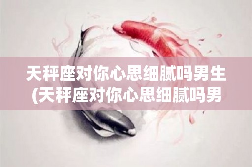 天秤座对你心思细腻吗男生(天秤座对你心思细腻吗男生会喜欢吗)