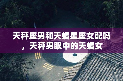 天秤座男和天蝎星座女配吗，天秤男眼中的天蝎女