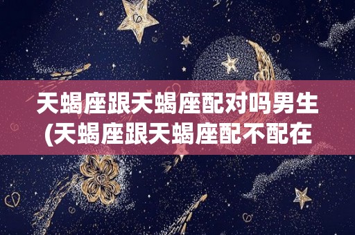天蝎座跟天蝎座配对吗男生(天蝎座跟天蝎座配不配在一起)