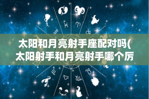 太阳和月亮射手座配对吗(太阳射手和月亮射手哪个厉害)