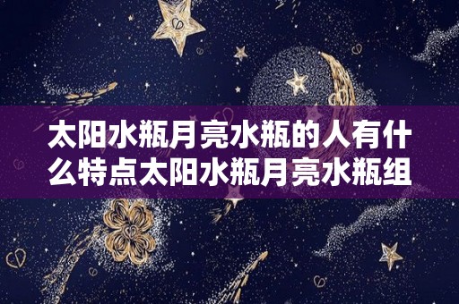 太阳水瓶月亮水瓶的人有什么特点太阳水瓶月亮水瓶组合的特质（太阳水瓶和月亮水瓶哪个厉害）