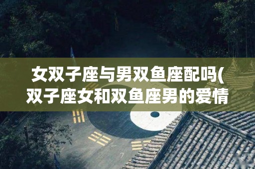 女双子座与男双鱼座配吗(双子座女和双鱼座男的爱情指数)