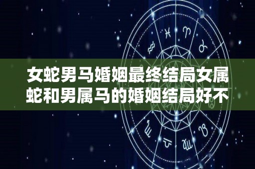 女蛇男马婚姻最终结局女属蛇和男属马的婚姻结局好不好（女蛇男马婚姻怎么样）