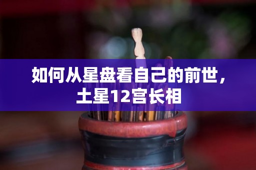 如何从星盘看自己的前世，土星12宫长相