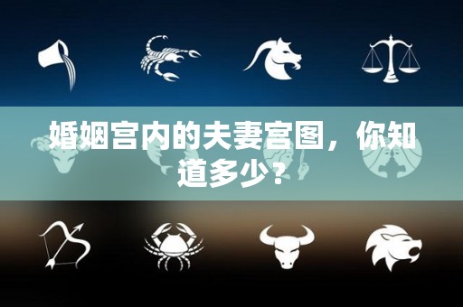 婚姻宫内的夫妻宫图，你知道多少？