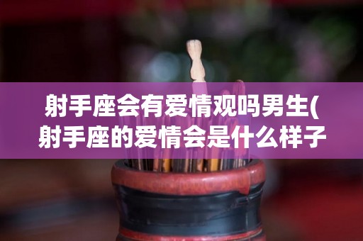 射手座会有爱情观吗男生(射手座的爱情会是什么样子了吗)