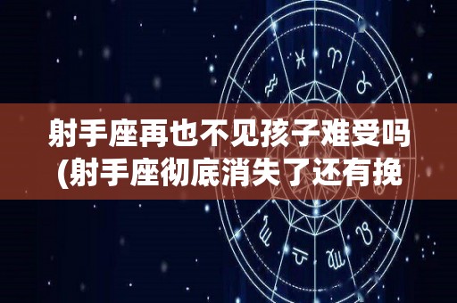 射手座再也不见孩子难受吗(射手座彻底消失了还有挽回的可能吗)