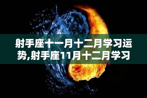 射手座十一月十二月学习运势,射手座11月十二月学习运势你如何才能得到贵人的关照呢